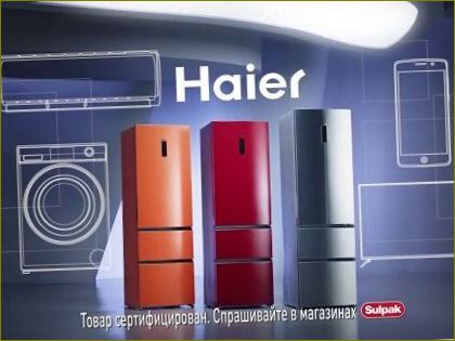 Haier - slušné spotřebiče