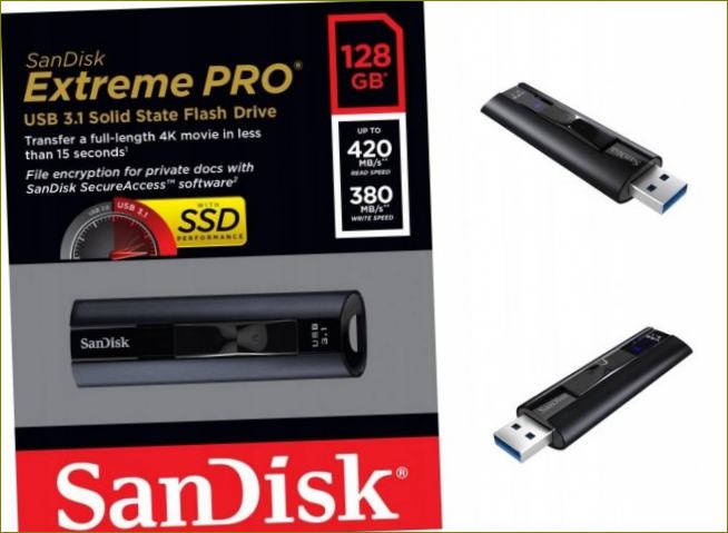 Nejlepší možnost: SanDisk Extreme PRO USB 3.1