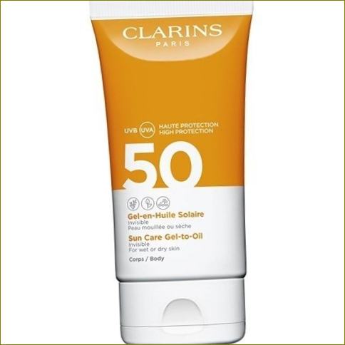 Clarins Gel-en-Huile Solaire Corps Body Protection Gel SPF 50 foto č. 23