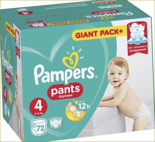 Pampers kalhoty 4 fotky