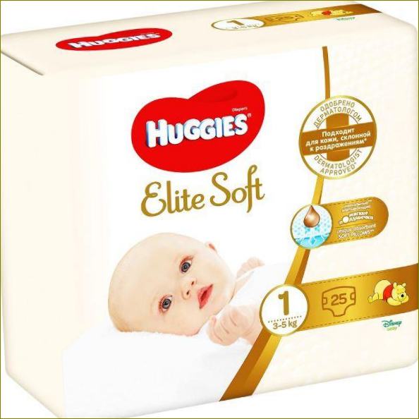 Huggies Elite Soft 1 fotografie