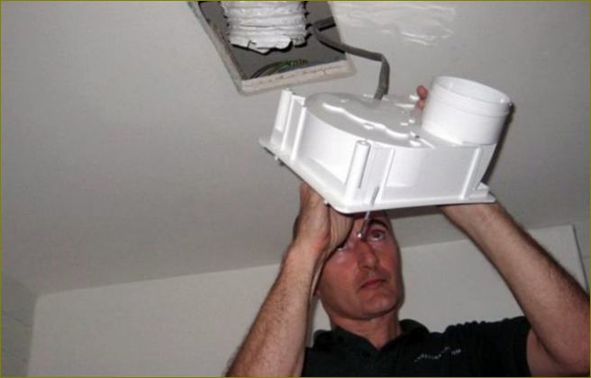 Instalace ventilátoru