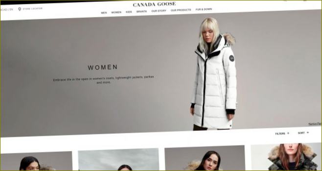 Canada goose - koupit dámské zimní bundy online obchod v Praze