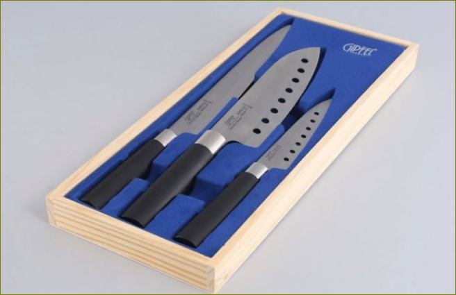 Japonské nože GIPFEL s velmi dobrými ostřícími vlastnostmi
