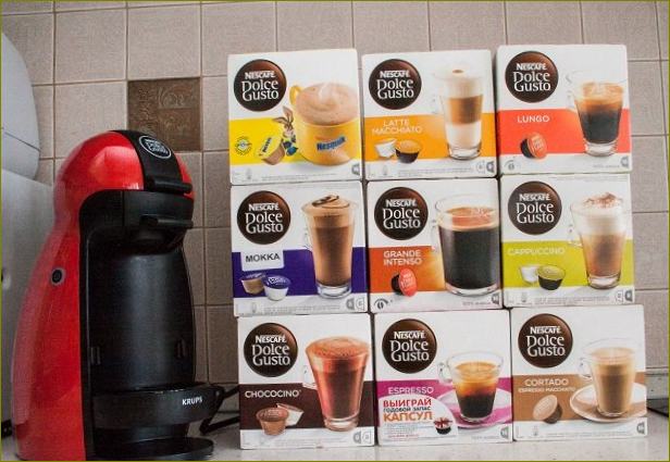 fotografie domácího kávovaru Dolce Gusto