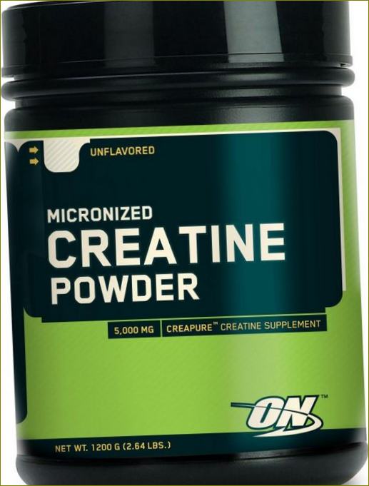 Optimum Nutrition Creatine Powder je sportovní doplněk stravy