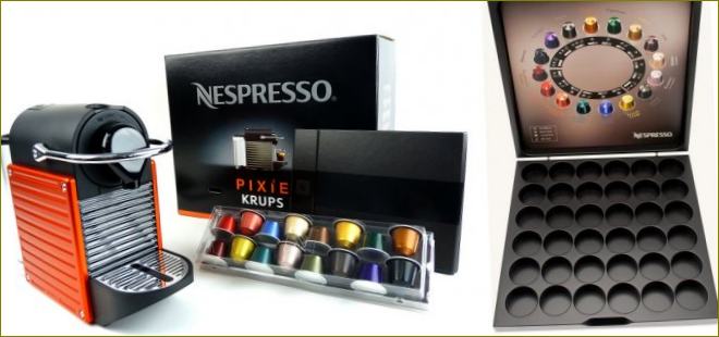 fotografie kávovaru Nespresso pro domácnost