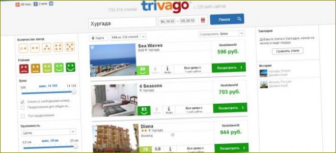 Trivago Trivago - stránka pro rezervaci rekreačního ubytování