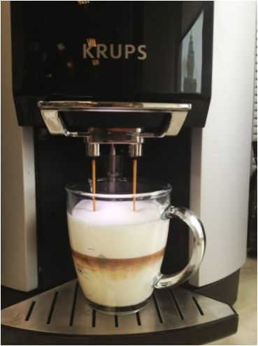 Cappuccino v kávovaru