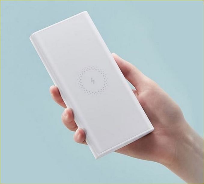 Xiaomi Mi Power Bank 10 000 mAh s možností bezdrátového nabíjení