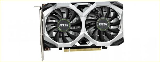 MSI GeForce GTX 1650 VENTUS XS 4G OC. Foto: MSI
