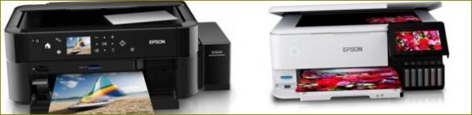 Multifunkční tiskárna Epson L850 a multifunkční tiskárna Epson L8160