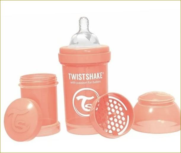 Twistshake láhev s nádobou, 180 ml