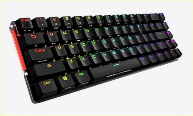 Herní klávesnice ASUS ROG Falchion Cherry MX RGB