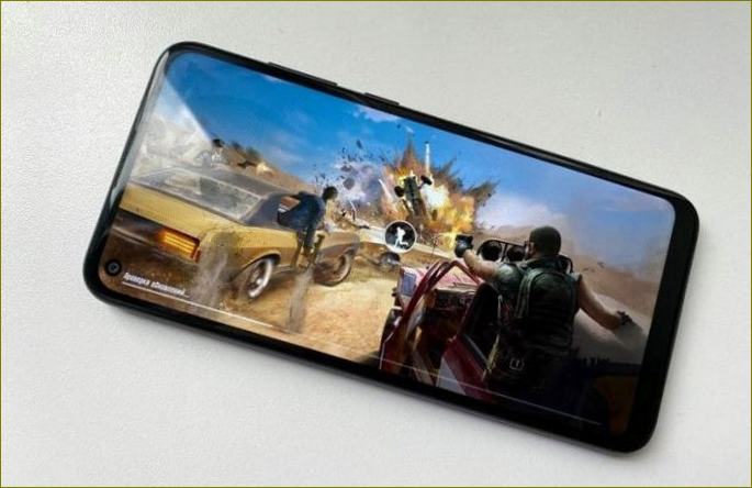 Spuštění hry na cenově dostupném smartphonu Samsung
