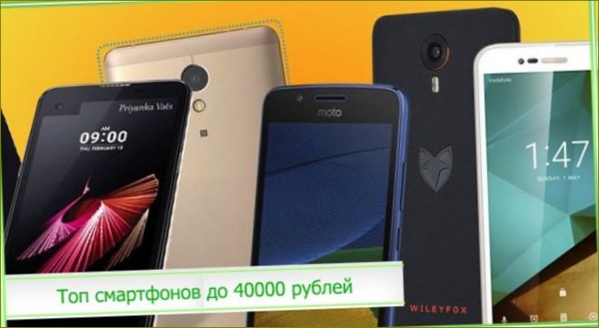 Top 6 nejlepších smartphonů pod 40000 koruna