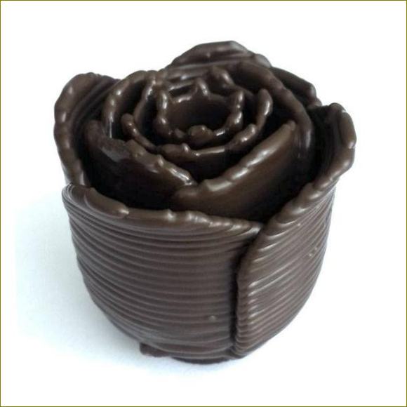 čokoládová růže