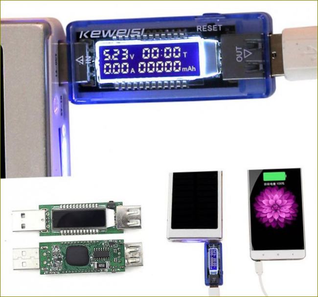 usb tester pro baterie a akumulátory