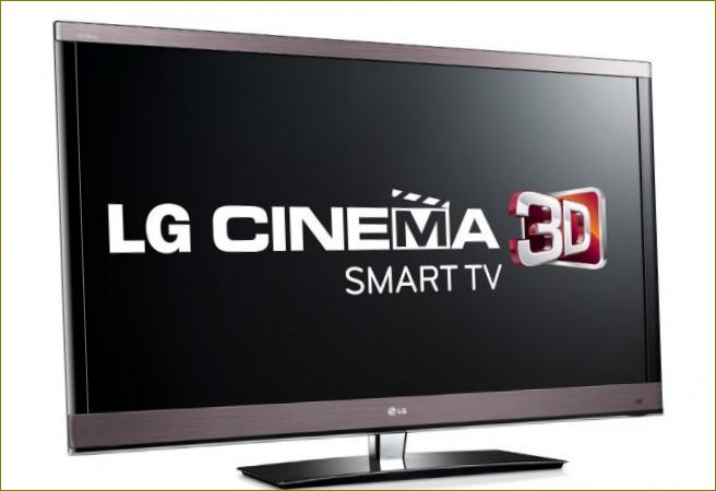 Televizor s funkcí 3D a Smart TV