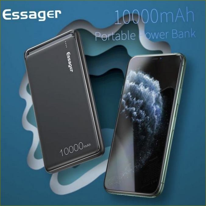 Externí baterie Essager 10 000 mAh