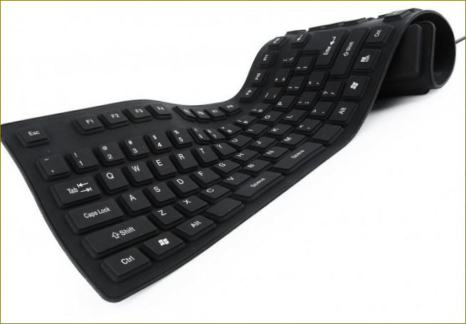 Flexibilní klávesnice - obrázek