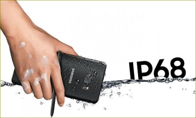 Hodnocení voděodolnosti telefonu IP68