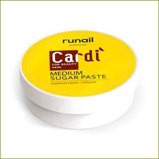 ruNail, Cardi Sugar Paste, střední, 150g