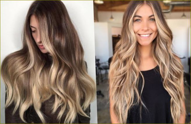 Balayage s blond melírem se hodí pro všechny struktury vlasů, od jemných až po husté a kudrnaté