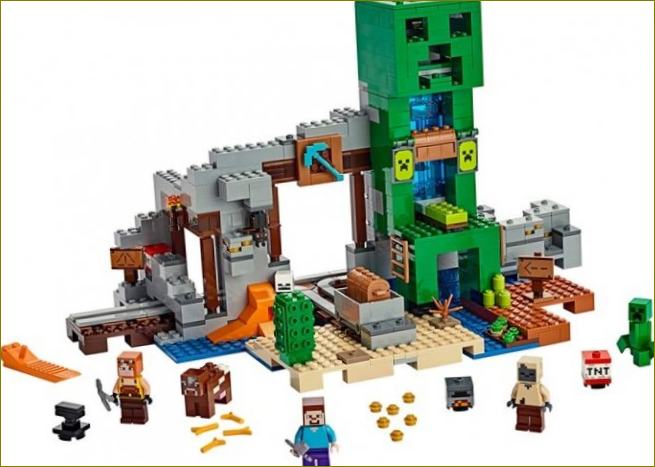 Stavebnice LEGO Minecraft 21155 Šachta pro plíživce