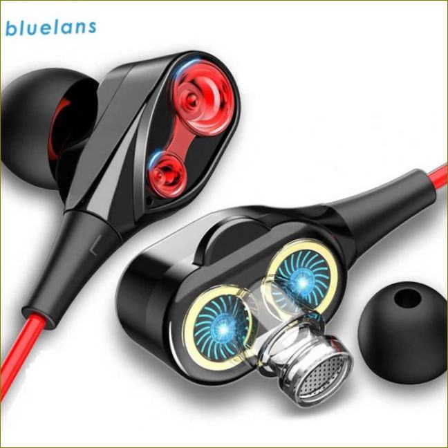 Vyvážená armovaná dynamická sluchátka 2 drivery s pohyblivou cívkou Iron 3,5 mm Universal In Ear Wired Earphones New 3D Stereo Headset|Sluchátka a náhlavní soupravy|| Aliexpress