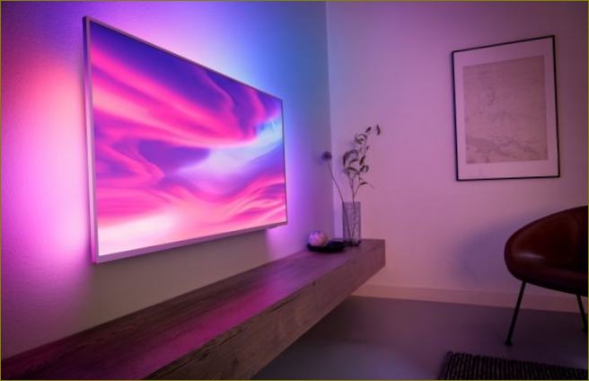 LED podsvícení televizoru