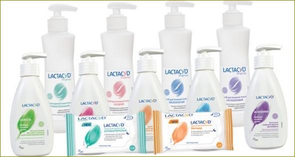 Laktacid pro intimní hygienu: složení gelu, návod k použití pro citlivou pokožku