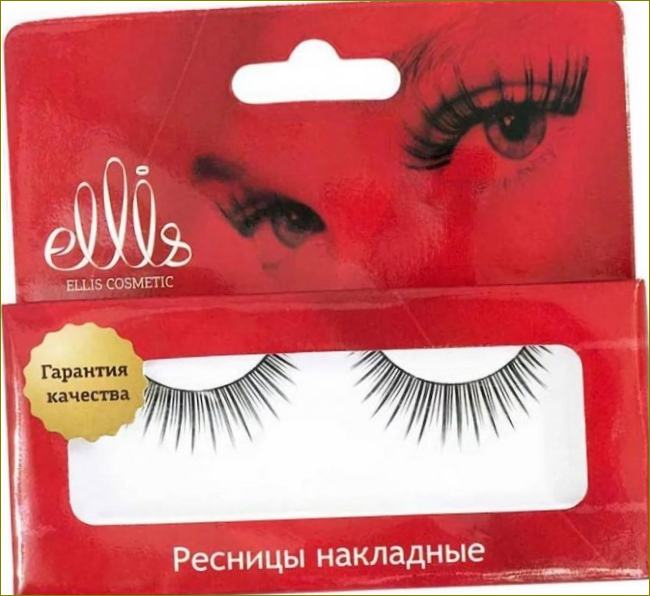 Řasy s elegantní křivkou Ellis Cosmetic NR 025