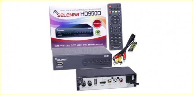 Přehled a vlastnosti digitálního set-top boxu Selenga HD950D
