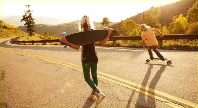 Longboardy a carvery. Typy a styly bruslí | Jak vybrat brusle pro začátečníky