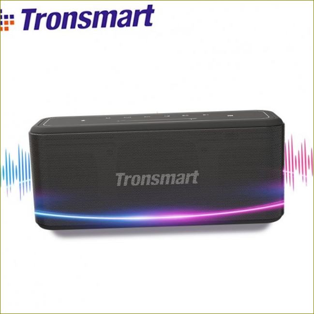 Tronsmart Mega Pro 60W Bluetooth přenosný reproduktor Advanced Bass Speaker s NFC, IPX5 vodotěsný, hlasový asistent|Přenosné reproduktory| Aliexpress