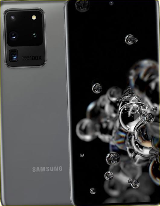 Chytré telefony s dobrým zvukem z reproduktorů Samsung Galaxy S20 Ultra