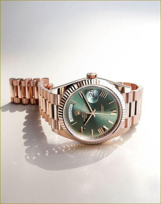 Zelené hodinky Rolex