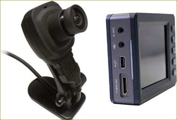 Videorekordér Axiom CarVision 1100 s jednou vzdálenou kamerou