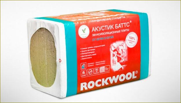 Akustická izolace ROCKWOOL Acoustic Batts je cenově dostupná