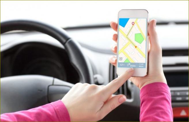 Navigace ve smartphonu