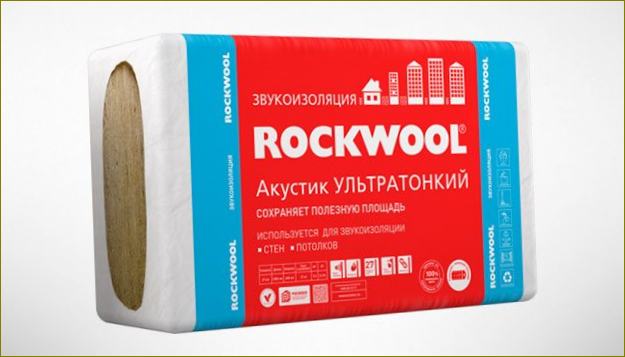 Tenká izolace stěn ROCKWOOL v rovině ROCKWOOL Acoustic Ultra Thin