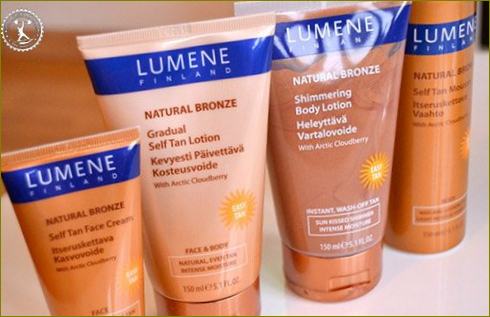 Opalovací krém Lumene Natural Bronze