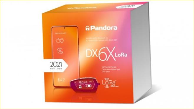 Autoalarm Pandora DX 6X Lora