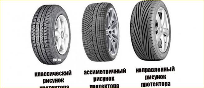 Typy letních pneumatik