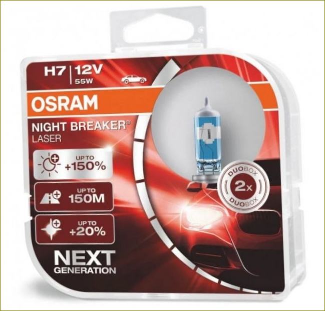 Osram NIGHT BREAKER LASER H7 64210NL-HCB 12V 55W 2 ks