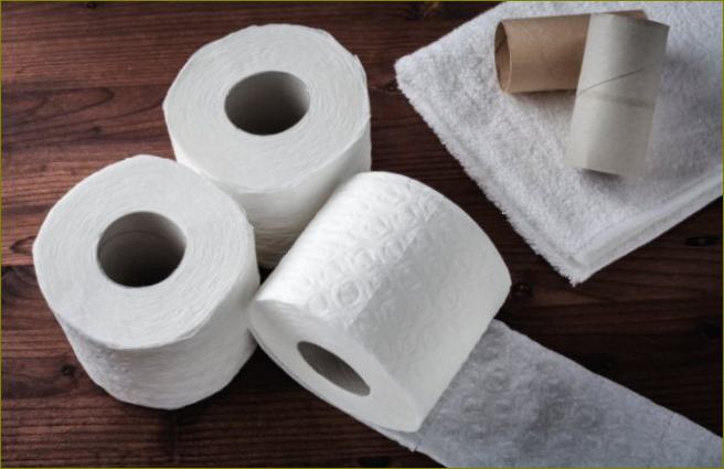 Dvouvrstvý toaletní papír