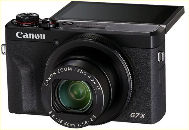 Obrázek fotoaparátu Canon PowerShot G7 X Mark III