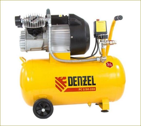 Olejový kompresor Denzel PC 2/50-350, 50 l, 2,2 kW