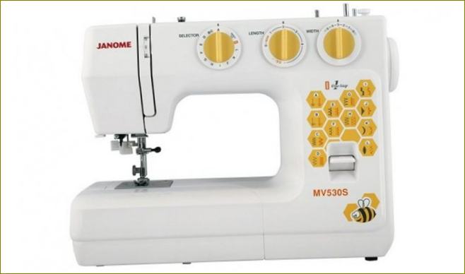 Janome MV 530S - spolehlivost a funkčnost